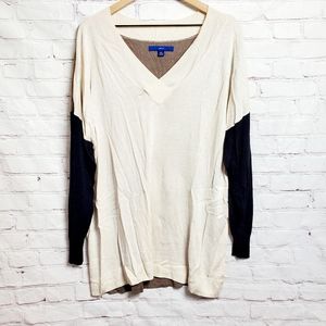 Apt. 9 V-Neck Colorblock Sweater
